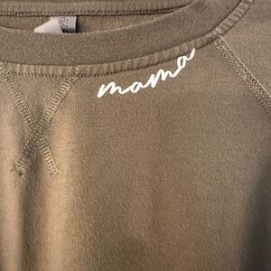Olive Green 'Mama' Sweatshirt